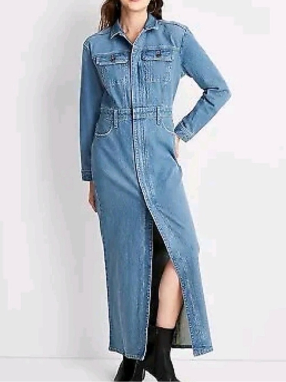 Denim dress